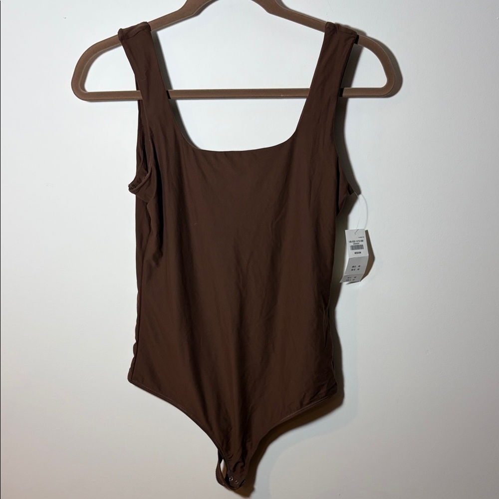 Abercrombie Brown Sleeveless Bodysuit- NWT - M